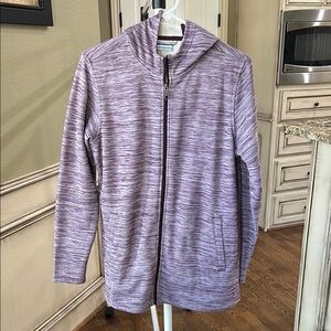 Columbia Purple Zip-Up Hoodie. Size large.   Excellent condition.